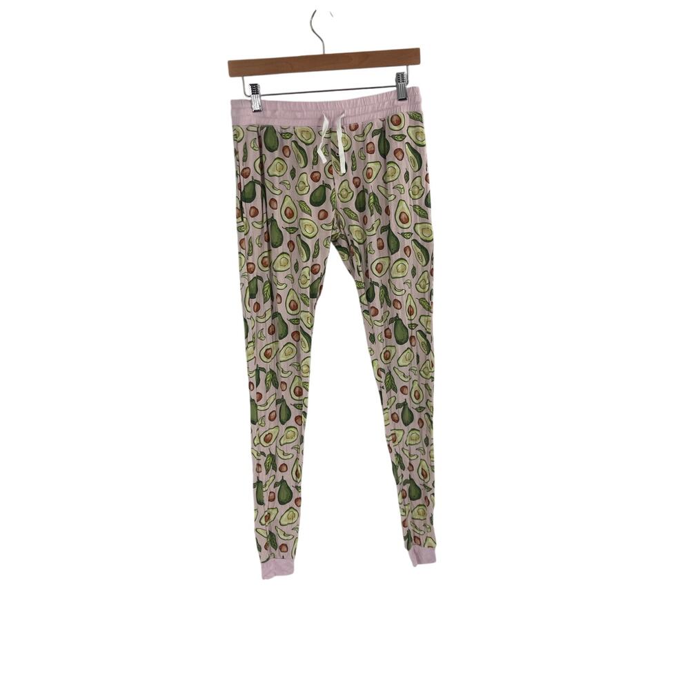 Little Sleepies Avocado Bamboo PJ Pants Women’s Size XS Pink Green